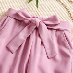Girls Pink Top & Pants Set | Kids Stylish Co-Ord Outfit