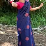 Dissemble Blue Soft Silk Saree With Chatoyant Blouse Piece