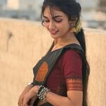Nemesis Black Soft Silk Saree With Scrumptious Blouse Piece
