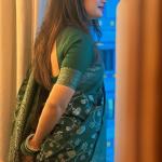 Petrichor Dark Green Soft Silk Saree With Embellished Blouse Piece