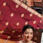 Splendorous Wine Soft Banarasi Silk Saree With Nebula Blouse Piece