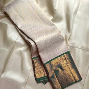 Susurrous Beige Soft Silk Saree With Jazzy Blouse Piece