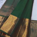Susurrous Beige Soft Silk Saree With Jazzy Blouse Piece