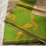 Evocative Beige Soft Banarasi Silk Saree With Stunner Blouse Piece