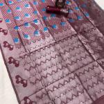 Trendy Brown Soft Banarasi Silk Saree With Hypnotic Blouse Piece