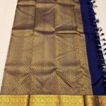 Fantabulous Off White Soft Silk Saree With Artistic Blouse Piece