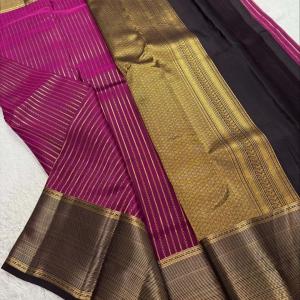 Ratatouille Dark Pink Soft Silk Saree With Glorious Blouse Piece
