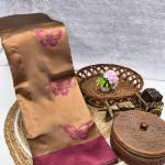 Wonderful Dark Beige Pure Zari Weaving Banarasi Silk Saree With Jubilant Blouse Piece