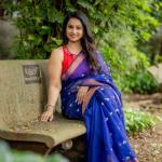 Quintessential Royal Blue Cotton Silk Saree With Snazzy Blouse Piece