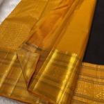 Gorgeous Black Soft Silk Saree With Beautiful Blouse Piece