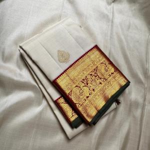 Jazzy Beige Soft Silk Saree With Stylish Blouse Piece
