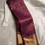Prettiest Purple Soft Silk Saree With Improbable Blouse Piece