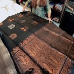 Gratifying Black Soft Banarasi Silk Saree With Intricate Blouse Piece
