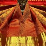 Sumptuous Red Soft Banarasi Silk Saree With Bewitching Blouse Piece