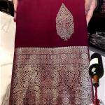 Supernal Wine Soft Banarasi Silk Saree With Devastating Blouse Piece