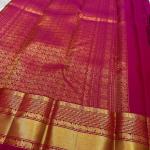 Stunning Dark Pink Soft Banarasi Silk Saree With Alluring Blouse Piece