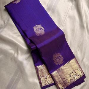 Gratifying Royal Blue Soft Banarasi Silk Saree With Marvellous Blouse Piece