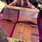 Vibrant Purple Soft Banarasi Silk Saree With Winsome Blouse Piece