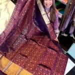 Vibrant Purple Soft Banarasi Silk Saree With Winsome Blouse Piece