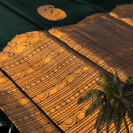 Desuetude Dark Green Soft Banarasi Silk Saree With Gorgeous Blouse Piece