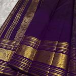Profuse Purple Soft Banarasi Silk Saree With Evanescent Blouse Piece