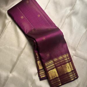 Lagniappe Wine Soft Banarasi Silk Saree With Murmurous Blouse Piece
