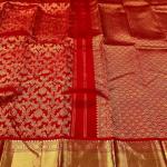 Divine Red Soft Banarasi Silk Saree With Trendy Blouse Piece