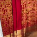 Vivacious Red Soft Banarasi Silk Saree With Petrichor Blouse Piece