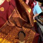 Moiety Maroon Soft Banarasi Silk Saree With Traditional Blouse Piece