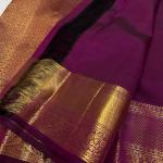 Preferable Purple Soft Banarasi Silk Saree With Angelic Blouse Piece