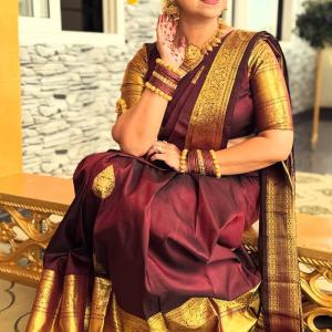 Eye-catching Maroon Soft Banarasi Silk Saree With Sophisticated Blouse Piece