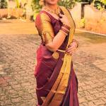 Eye-catching Maroon Soft Banarasi Silk Saree With Sophisticated Blouse Piece