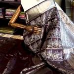 Epiphany Wine Soft Banarasi Silk Saree With Devastating Blouse Piece