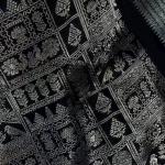 Tremendous Black Soft Banarasi Silk Saree With Elaborate Blouse Piece