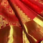 Grandiose Red Soft Banarasi Silk Saree With Vibrant Blouse Piece