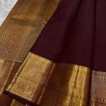 Splendiferous Wine Pure Zari Weaving Banarasi Silk Saree With Flamboyant Blouse Piece