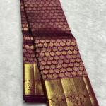 Extraordinary Purple Pure Zari Weaving Banarasi Silk Saree With Supernal Blouse Piece