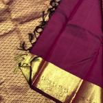 Extraordinary Purple Pure Zari Weaving Banarasi Silk Saree With Supernal Blouse Piece