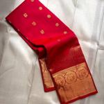 Fugacious Dark Pink Pure Zari Weaving Banarasi Silk Saree With Cynosure Blouse Piece