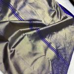 Desultory Royal Blue Pure Zari Weaving Banarasi Silk Saree With Fancifull Blouse Piece