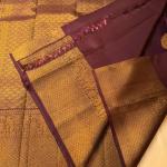 Stunner Wine Pure Zari Weaving Banarasi Silk Saree With Smashing Blouse Piece