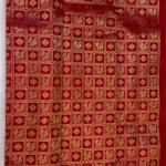 Prodigal Red Pure Zari Weaving Banarasi Silk Saree With Majesty Blouse Piece