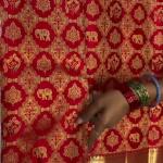 Eclat Red Pure Zari Weaving Banarasi Silk Saree With Beautiful Blouse Piece