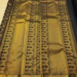 Sophisticated Black Pure Zari Weaving Banarasi Silk Saree With Preferable Blouse Piece