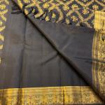 Sophisticated Black Pure Zari Weaving Banarasi Silk Saree With Preferable Blouse Piece