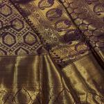 Supernal Purple Pure Zari Weaving Banarasi Silk Saree With Refreshing Blouse Piece