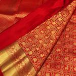 Embrocation Red Pure Banarasi Silk Saree With Smart Blouse Piece