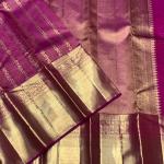Trendy Purple Pure Banarasi Silk Saree With Lagniappe Blouse Piece