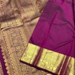 Whimsical Purple Pure Banarasi Silk Saree With Pretty Blouse Piece