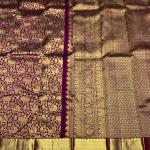 Rhapsodic Purple Pure Banarasi Silk Saree With Extraordinary Blouse Piece